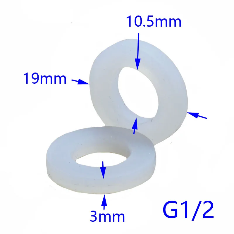 G1/2 Female Thread O-ring Rubber Ring 1/2 Inch Thread Connector Fittings Joiner Garden Tap Adapter 20Pcs