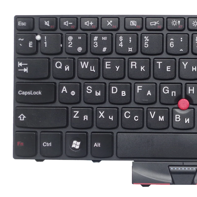 GZEELE Used russian Keyboard for IBM for Lenovo FOR Thinkpad X100 X100E x120 X120E Edge E10 E11 RU laptop NO backlight black