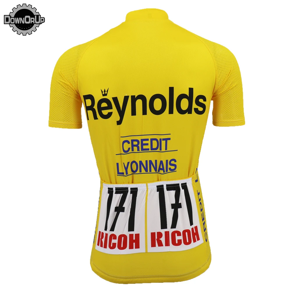REYNOLDS cycling jersey ropa ciclismo men short sleeve cycling clothing ropa de biciclet bicycle wear jersey MTB DOWNORUP image 2