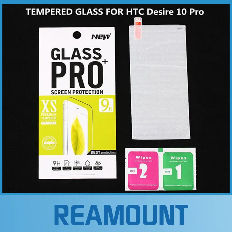 200 pcs Wholesale glass screen protector film for HTC Desire 10 Pro  protective film protection tempered glass