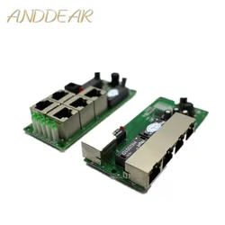 Módulo de interruptor com 5 portas, alta qualidade, preço baixo, placa pcb, 5 portas, módulo de interruptores de rede ethernet