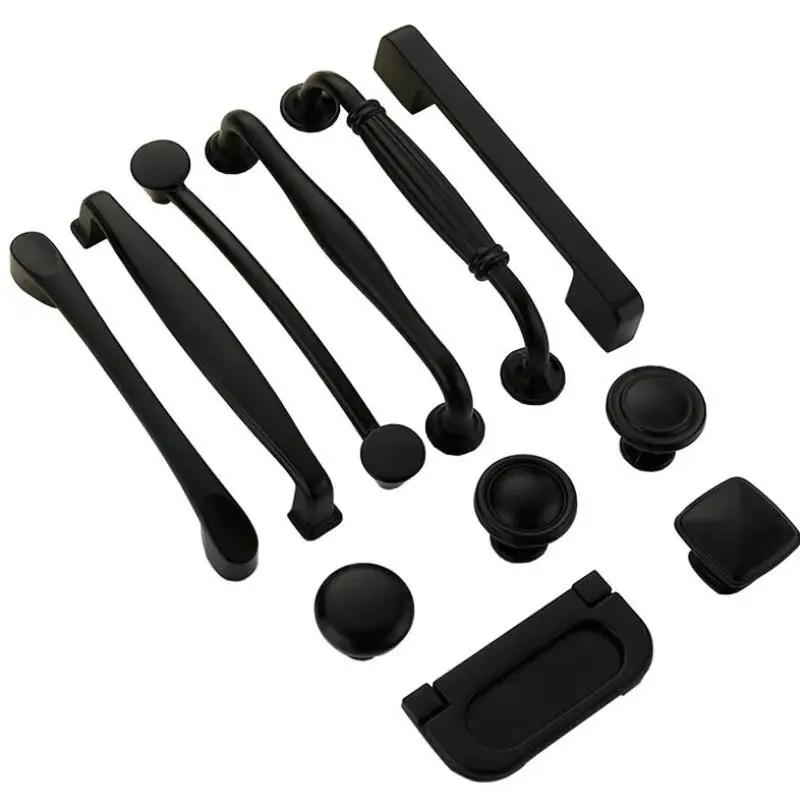 

31 Style Black Aluminum Alloy Door Handle Alloy for Aluminum Extrusion Profile YH1529