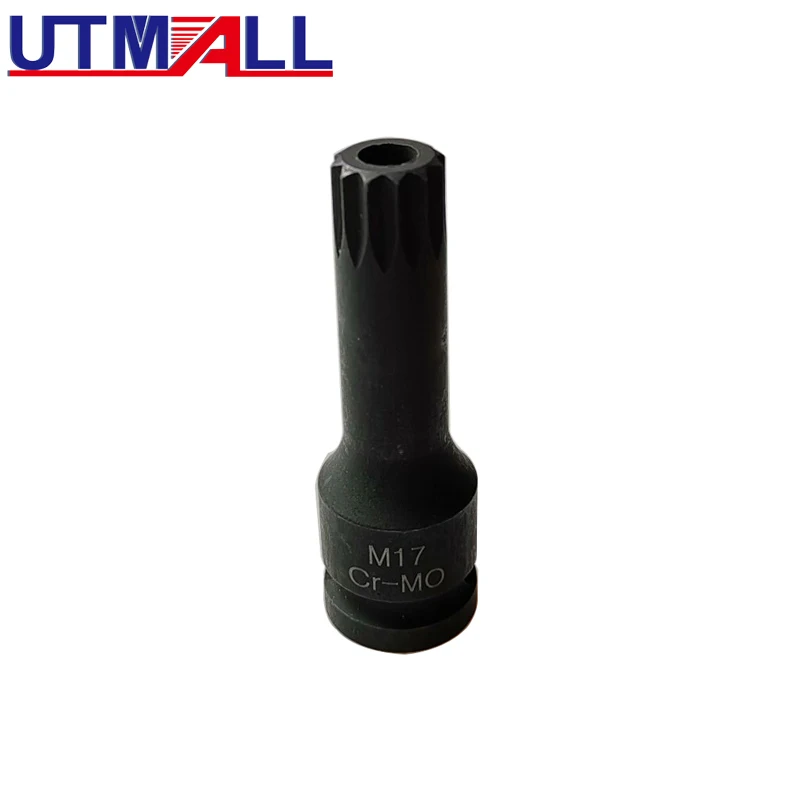 

Cylinder Head Bolt Removal and Intallation Tool For Toyota TERCEL Spline Socket Bit With Hole M17 1/2"dr