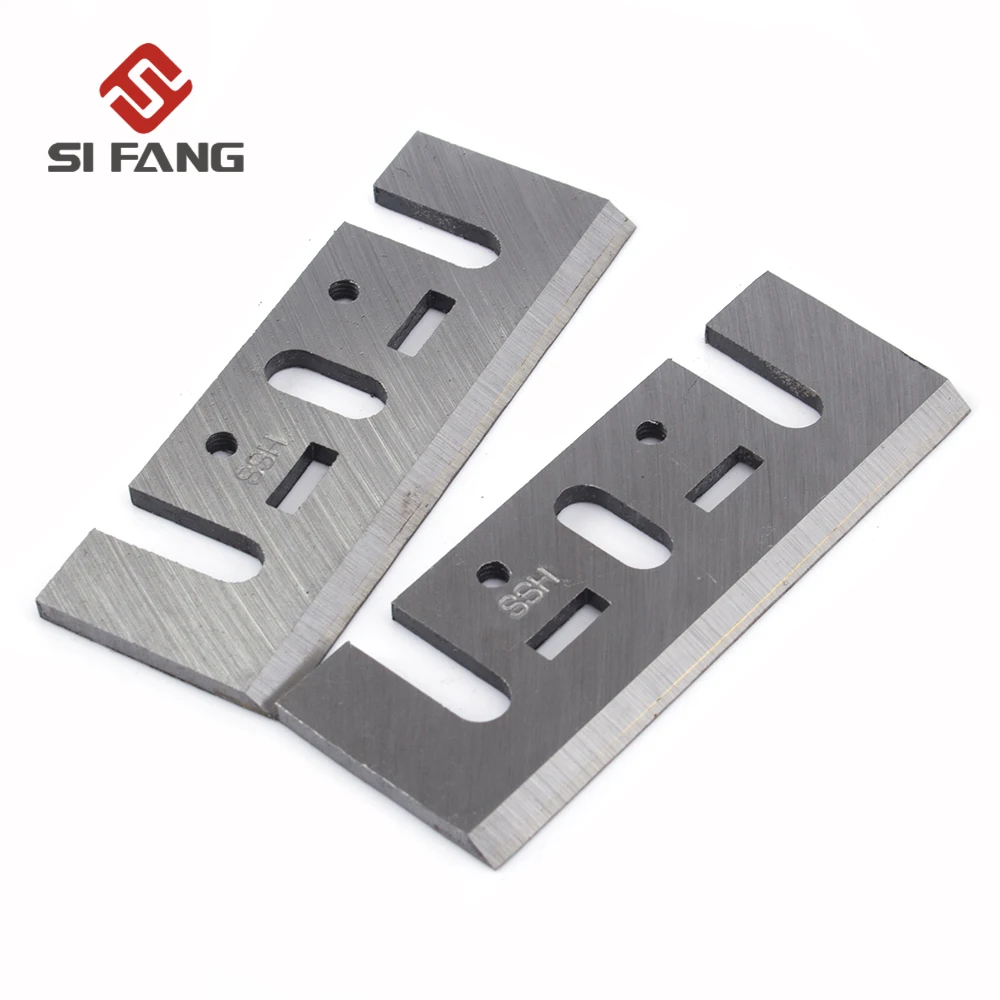 Electric Planer Blades 1900B Power Tool Part Replacement 80mm Wood Planer Blades for Woodworking Planer Blades