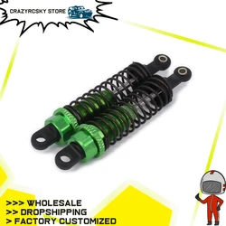 2PCS Regolabile Olio 70 millimetri In Lega di Alluminio Ammortizzatore Posteriore Ammortizzatore Per Auto RC 1/16 Buggy Camion Aggiornato Parti hsp Hpi Losi