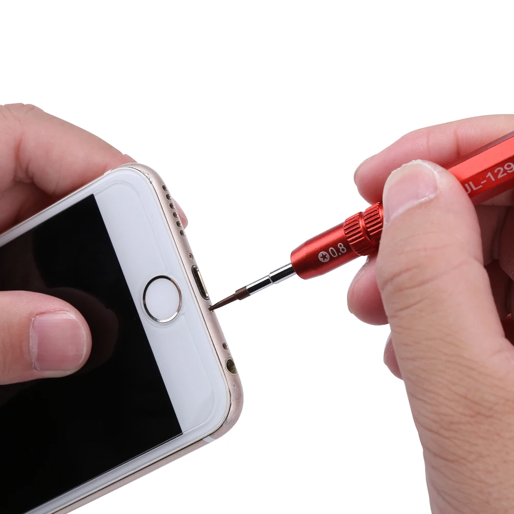 Chave de fenda magnética aço S2 Set, ferramentas do reparo do telefone, iPhone 8, 8P, 7, 7P, 6S, 6, 5, Tournevis, alta qualidade