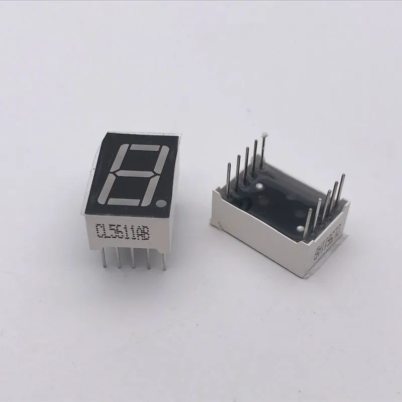 10PCS Neue und original 1 Bit 0,56 zoll Digital Rohr LED Display blau Licht 7 Segment CommonCathode /Anode 5161BB/5161AB