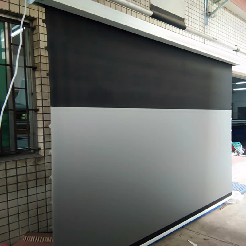 T4HFGG-16:9 내장 오목한 천장 탭 장력 프로젝션 스크린