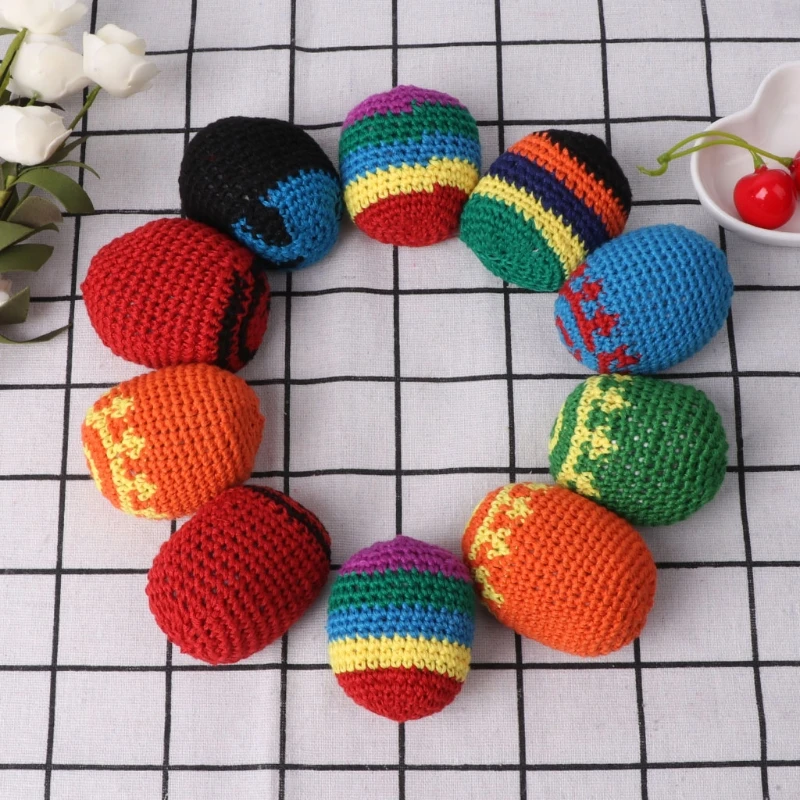 Handmade Sacks Footbag Toy Balls Magic Juggling Ball Kid Outdoor Toy Soft Ball Footbag Toy Oct26 Drop Ship