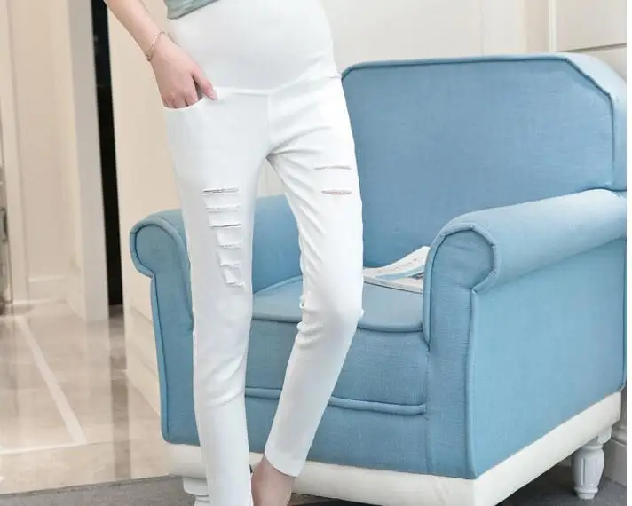 Elastische Taille Skinny Moederschap Broek nieuwe Lente Zomer Potlood Broek Kleding voor Zwangere Vrouwen Zwangerschap Buik Legging