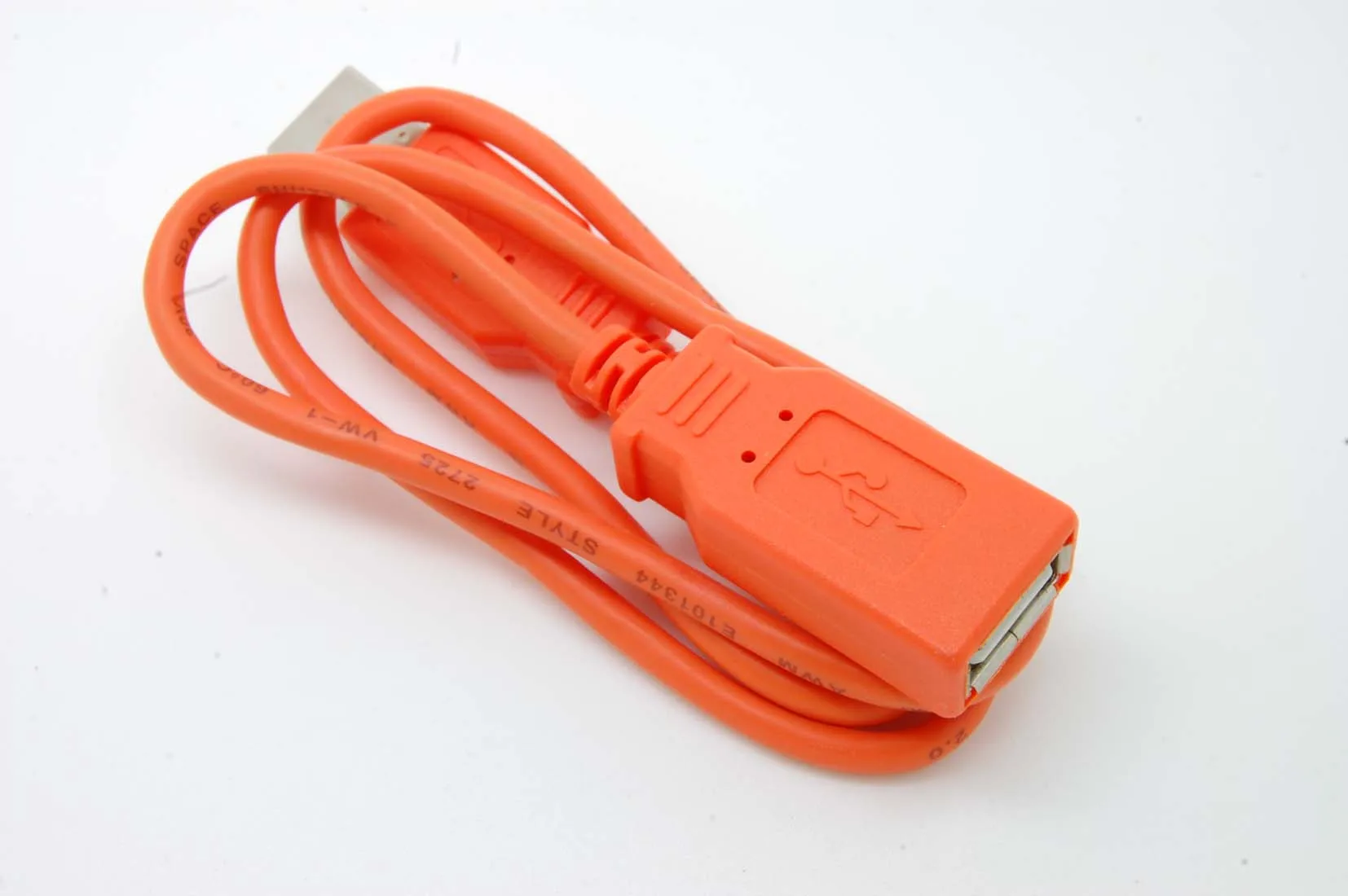 NEW 2.5ft USB 2.0 A Male to A Female Extension Extender Cable New orange 2.5 Feet 5z5z