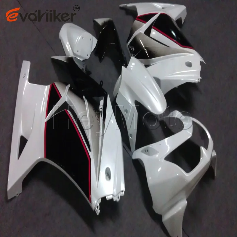 motorcycle bodywork kit  for ZX250R EX250 2008 2009 2010 2011 2012 black white motorcycle Fairing hull Injection mold H3