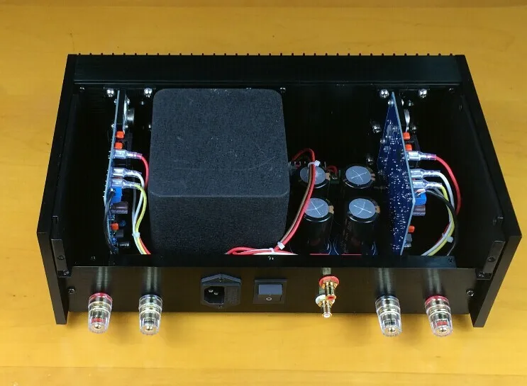 QUAD 405 finished amplifier chassis pure aluminum Amp chassis
