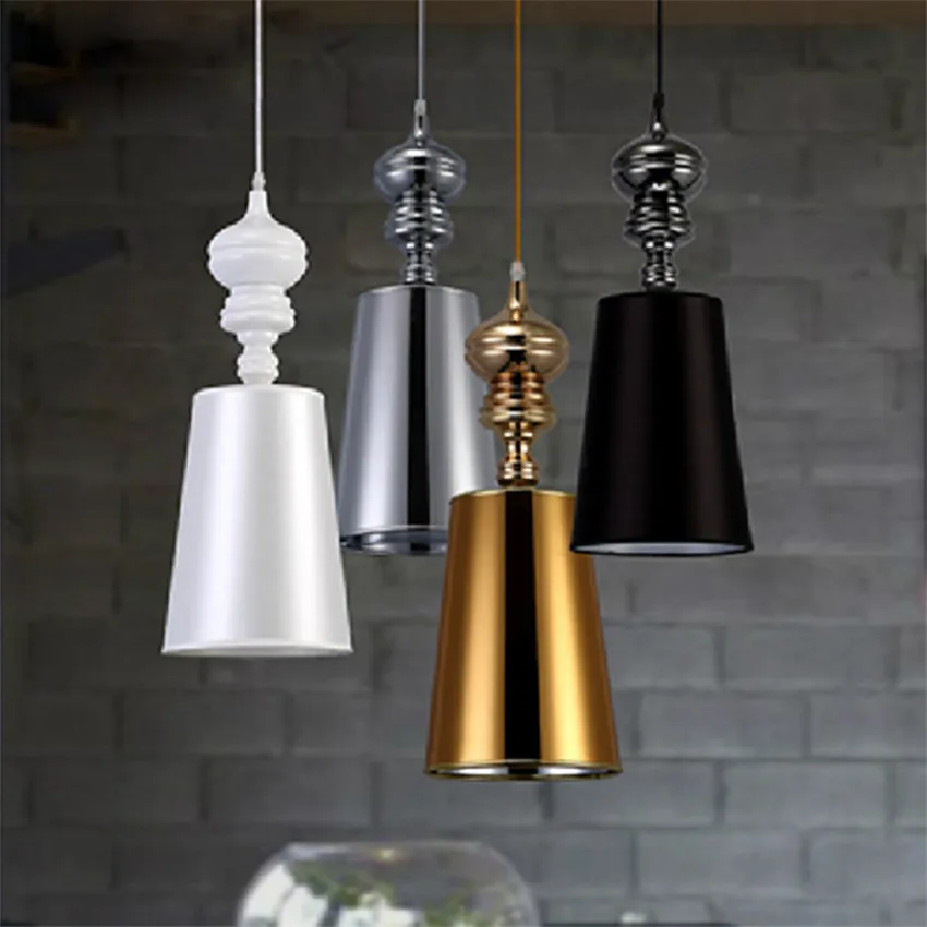 Moderm Spanish LED Pendant Lamps Dining Room Hanging Lights White /Black /Gold /Silver Home Lighting Fixtures