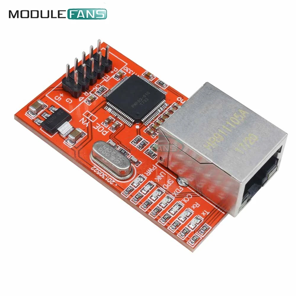 Mini W5100 LAN Ethernet Shield Network Board Module For Arduino R3 W5100 3.3V Compatible For Arduino Ethernet  Mega 2560