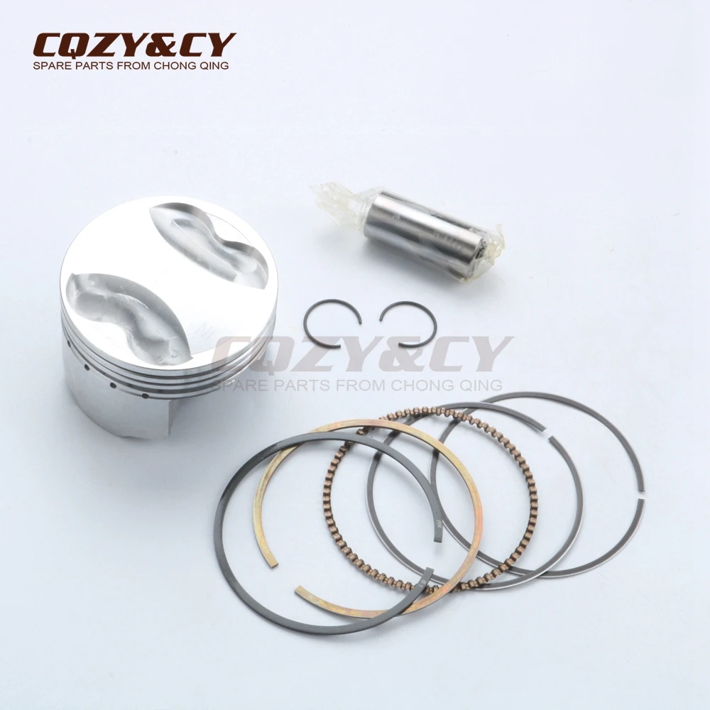 4 Valves 61mm 63mm Big Bore High Quality Piston & Piston Ring for GY6 152QMI 157QMJ 4V