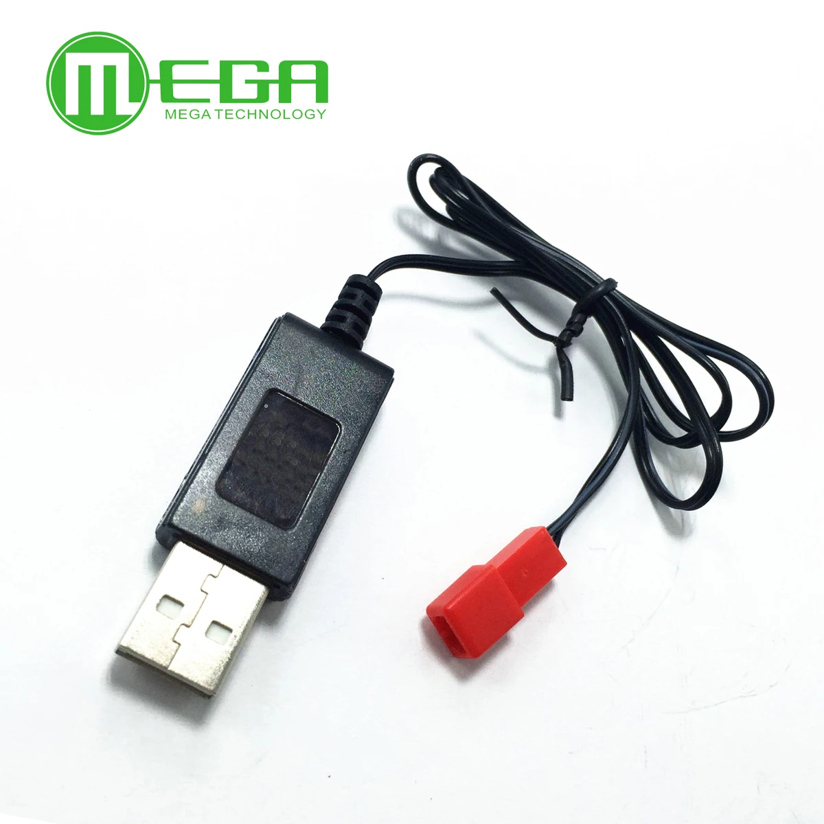 3.7V 500mA Output 1S Lipo Lithium Battery USB Cable Charger Red JST Female Head