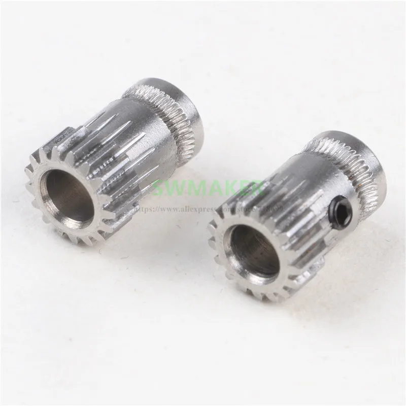 1pcs Bdtech / Prusa i3 MK3 Extruder Drive Wheel Gear 17 tooth  25 tooth Stainless Steel Bore 5mm/8mm 1.75 3.0mm 3D printer parts