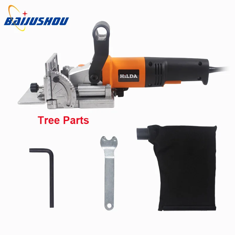 

760W Biscuit Jointer Electric Tool Authentic Woodworking Tenoning Machine Biscuit Machine Puzzle Machine