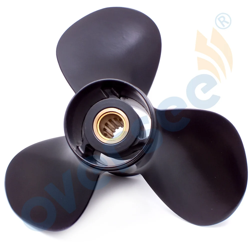 Aluminum Propeller 1311-111-13 Size 11 1/8X13 R For Mercury 30HP 40HP Outboard Motor Motor 11-1/8x13 48-855860A5