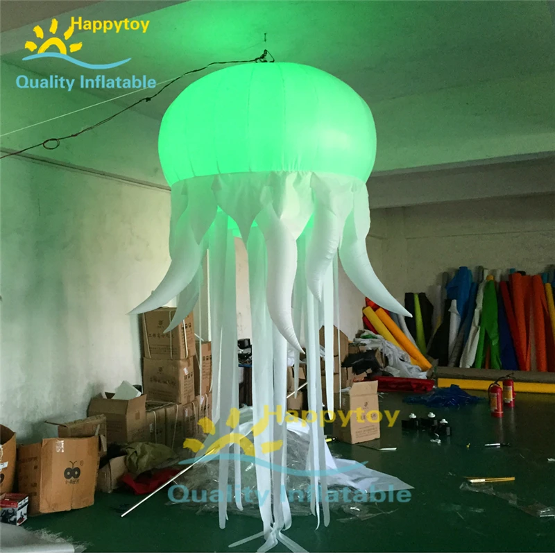 Attractive LED Inflatable Colorful Night Party Event Decoration Inflatable Ocean Model Led Lighting Jellyfish