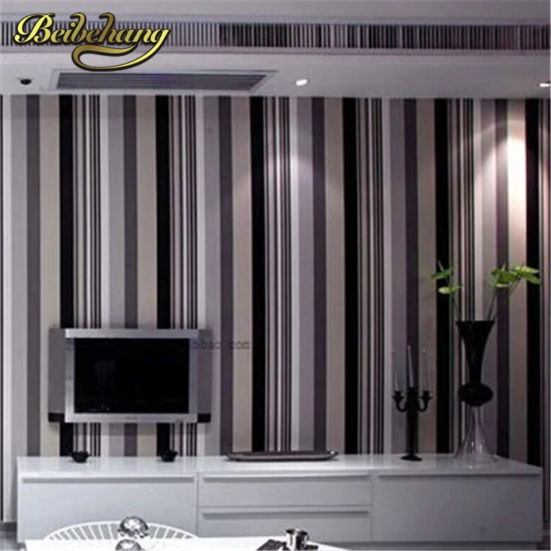 

beibehang Modern Simple Stripes Texture Wallpaper Embossed Wallpaper Bedroom Decor Environmental Home Supplies papel de parede