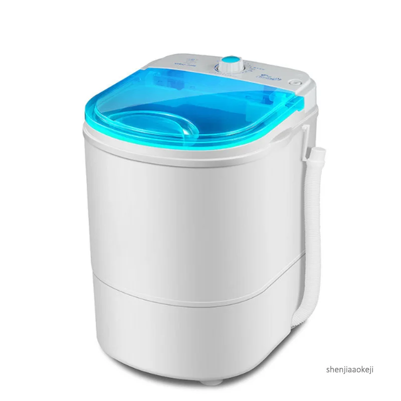 Mini Washing Machine 4.2Kg Portable Capacity Small  Washer Low Noise Semi-Automatic Single-Barrel Washer For Home/Dorm