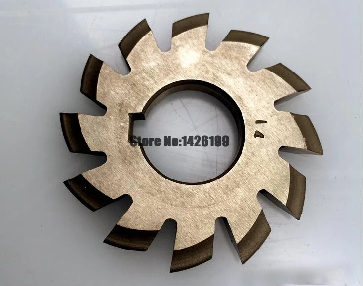 8PCS NO.1-NO.8 M0.4 M0.5 M0.6 M0.7 M0.8 M1 M1.25 M1.5 M2 M3 M4 Modulus PA20 Degrees HSS Gear Milling cutter Gear cutting tools