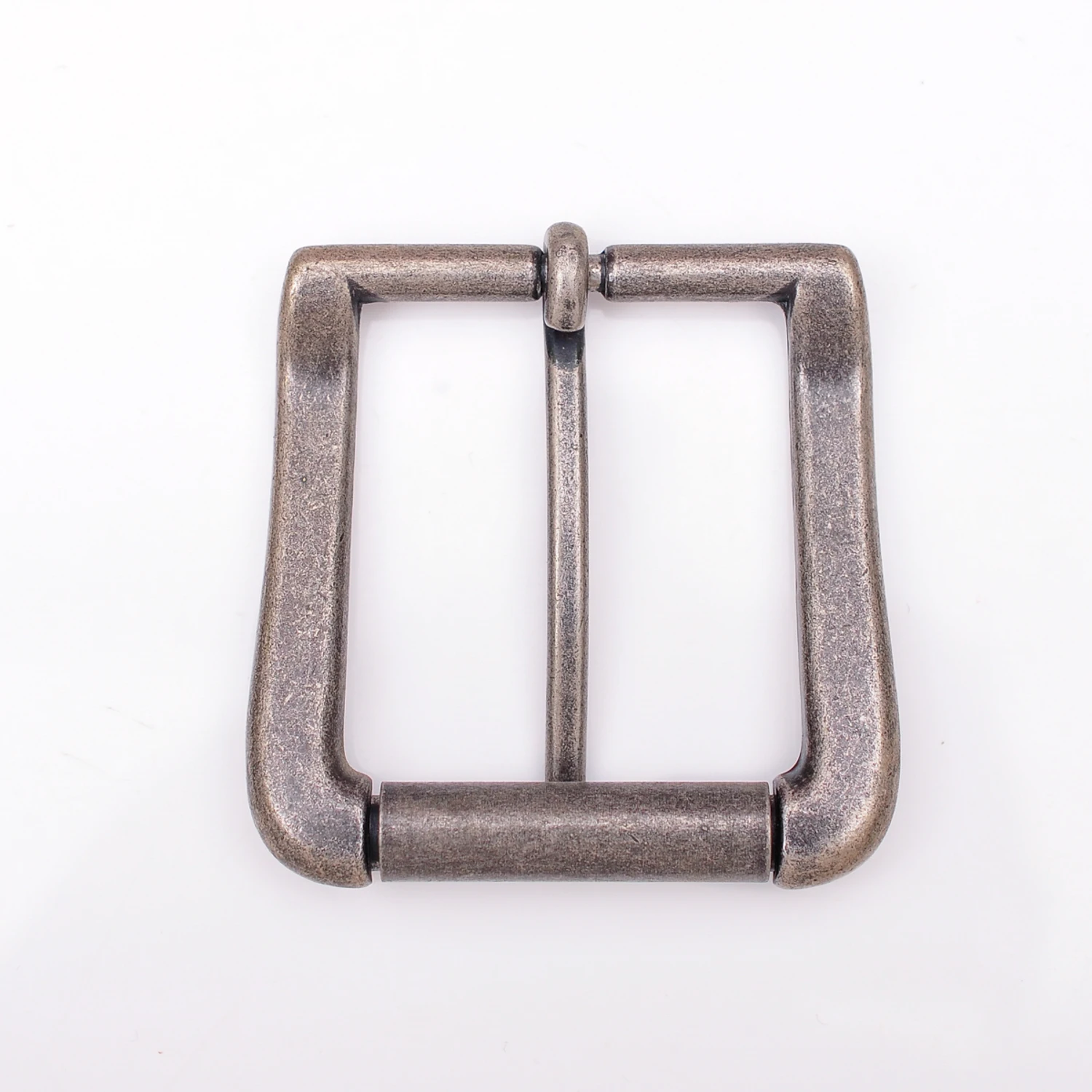 61X61MM (Inner40mm)  Vingate Silver Two-Tone Heavy Square Roller Single Prong Pin Belt Buckle