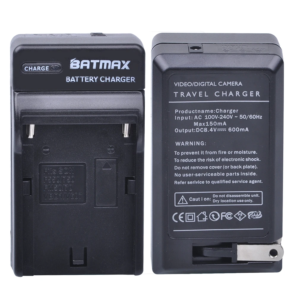 Batmax 3pc 5200mAh NP-F750 NP F770 Battery+Car Charger+EU Plug for Sony NP F970 F960 ccd-tr917 ccd-tr940 ccd-trv101 ccd-trv215