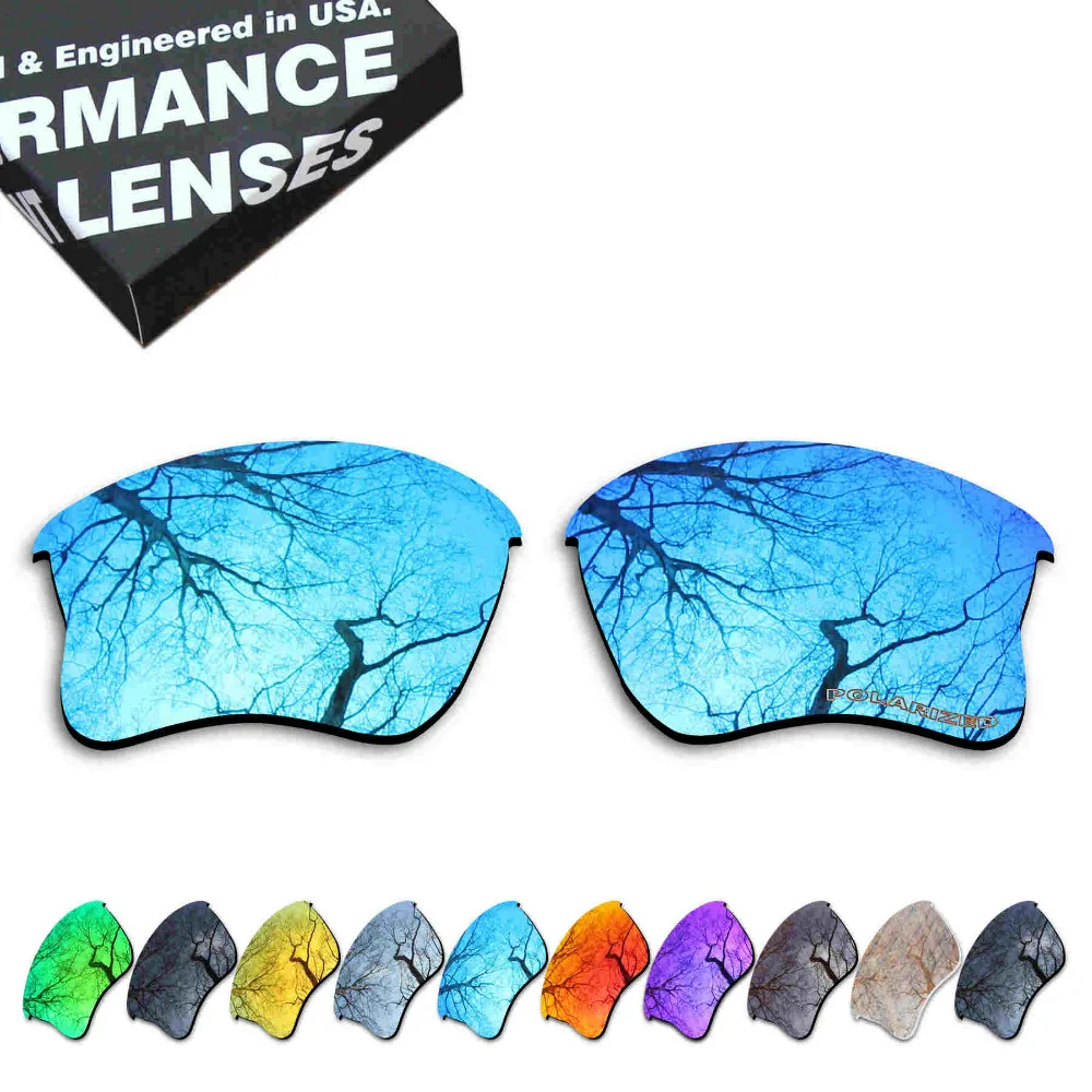 Millerswap Resist Seawater Corrosion Polarized Replacement Lenses for Oakley Flak Jacket XLJ Sunglasses - Multiple Options