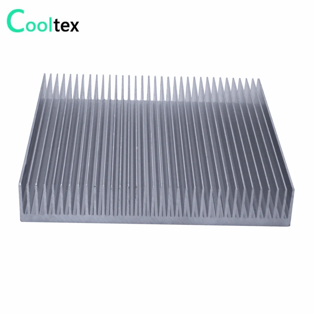 Hohe qualität 90x90x15mm kühler Aluminium kühlkörper Extrudierten kühlkörper für LED Elektronische integrierte schaltung kühler kühlung – Detail 2