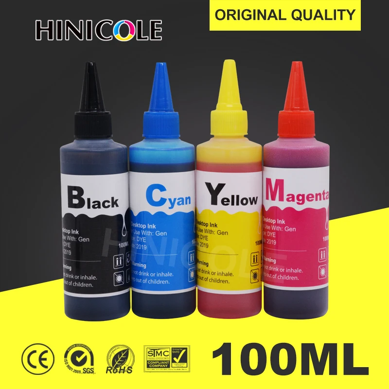 400Ml Universele Dye Inkt Fles Voor Hp 178 364 564 655 678 862 711 920 932 933 934 935 950 951 970 953 Printer Inkt Dye Inkt Voor Hp