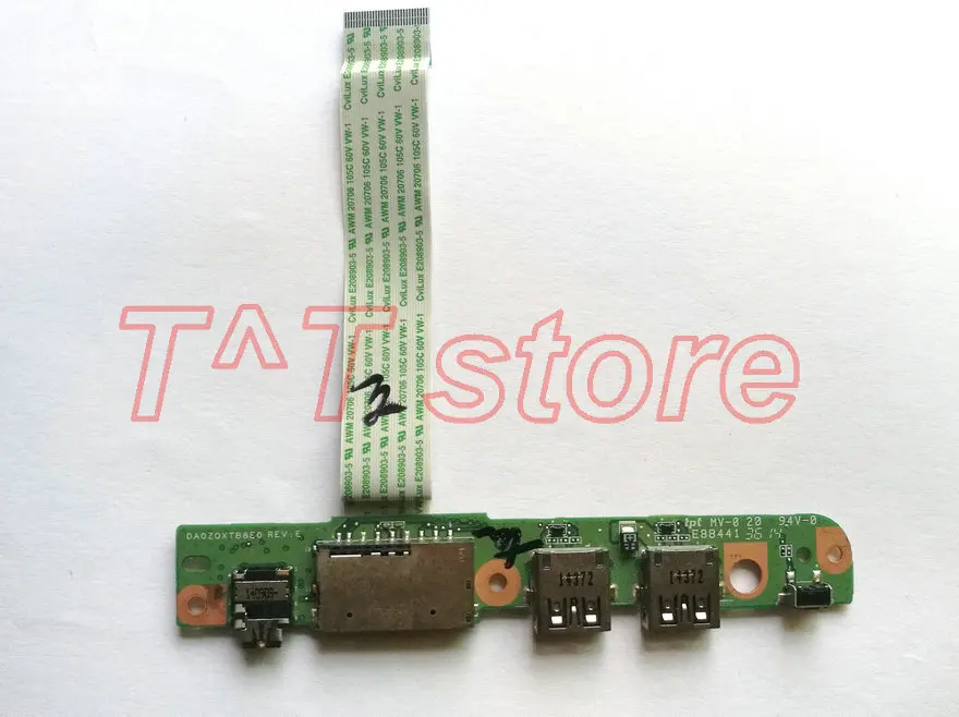 original for ACER R3-471 R3-471T R3-471TG USB Audio Card Reader Board with cable DA0ZQXTB8E0 test good free shipping