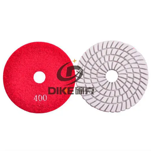 Blocos de polimento de granito molhado com 5 polegadas e 125mm de espessura para polimento molhado de pedra