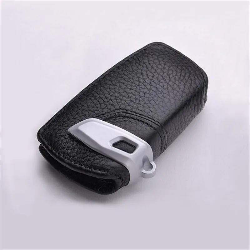 Genuine Leather key fob cover case wallet for BMW M1 M2 M3 F05 F10 F20 F30 335 328 535 650 740 remote holder