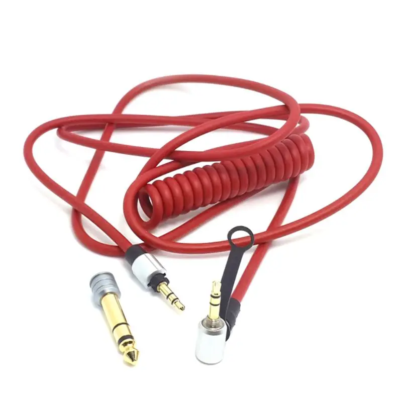

Spring Stereo Audio Cable Cord Replacement for Dr Dre Solo/ Pro/ Mixr/ Headphones/ Studio for Beats Headsets Adapter