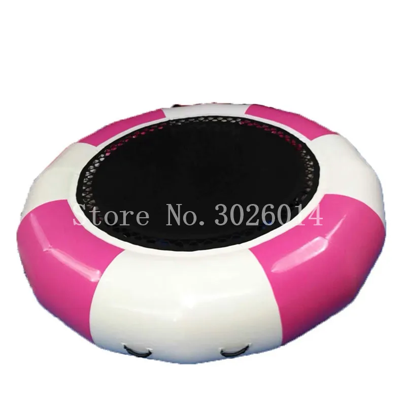 Free Shipping water trampoline 3 M diameter 0.9mm PVC inflatable trampoline or inflatable bouncer summer water toy water