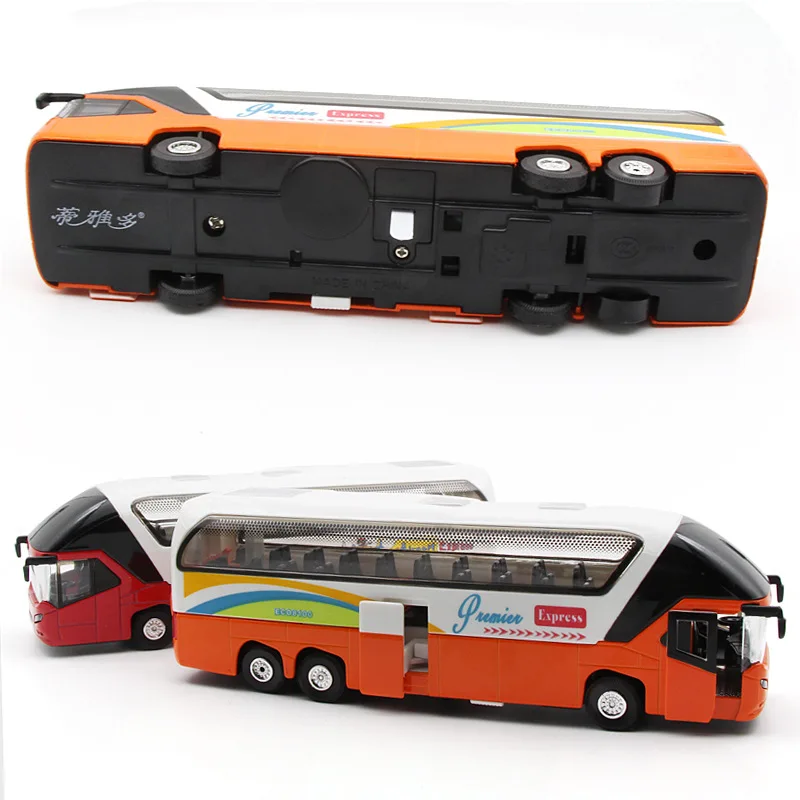 High quality 1:50 bus alloy model,children\'s gifts and collections,die-casting sound and light pull back model,free shipping