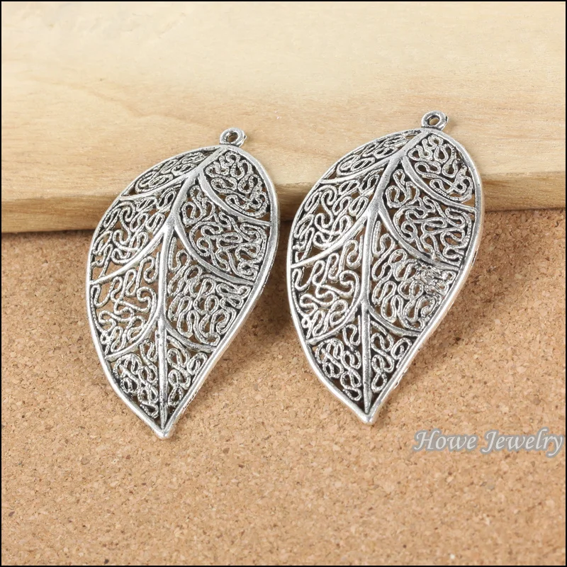 30PC new  fashion charm  Tree leaf  pendant  Tibetan silver  fit for necklace DIY jewelry findings 20100