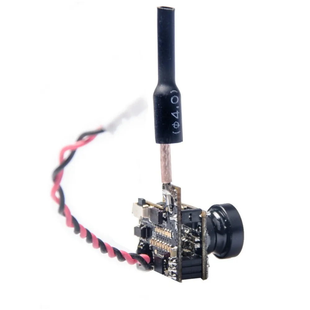 AKK BS2 5.8G 48CH 25mW VTX 600TVL 1/3 Cmos AIO FPV kamera z dipolową mosiężną anteną Combo dla FPV Quadcopter drone