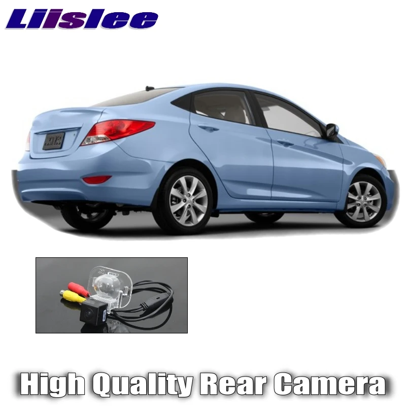 

LiisLee Car Reversing image Camera For Hyundai Fluidic Solaris 2014~2020 Night Vision HD WaterProof Rear View back up Camera