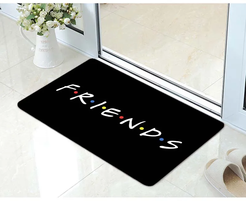 Funny Friends TV Mug Friends Central Perk Logo Door mat Ceramic Friends TV Discoloration Carpet Creative Christmas Birthday Gif