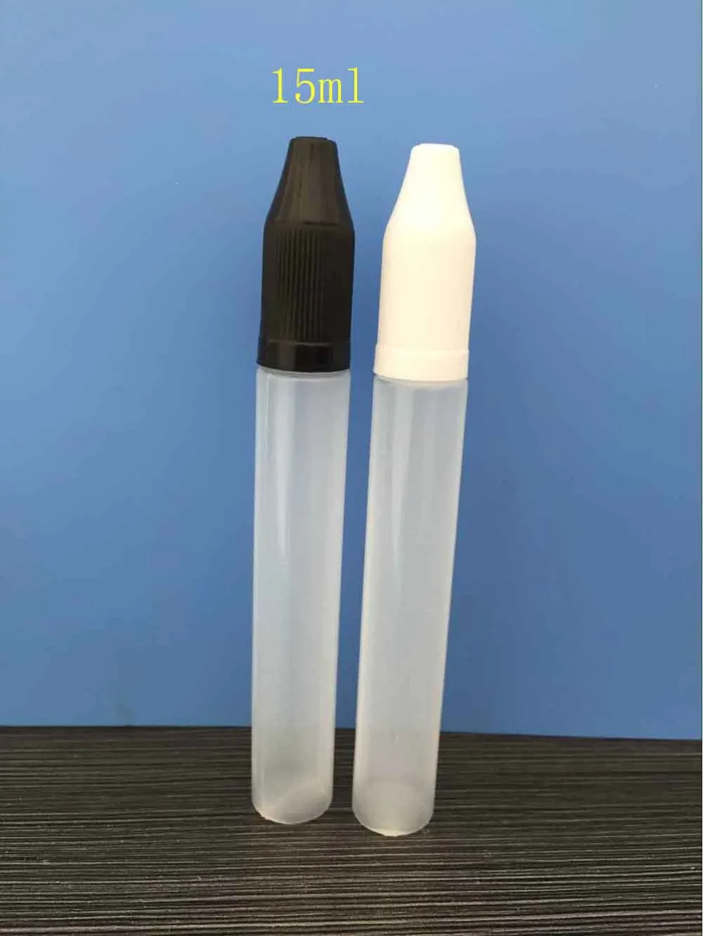 New 15ml Refillable bottle E Liquid Bottles with Dropper Plastic Empty Pen Style Bottle Child Proof Caps  2000pcs/lot