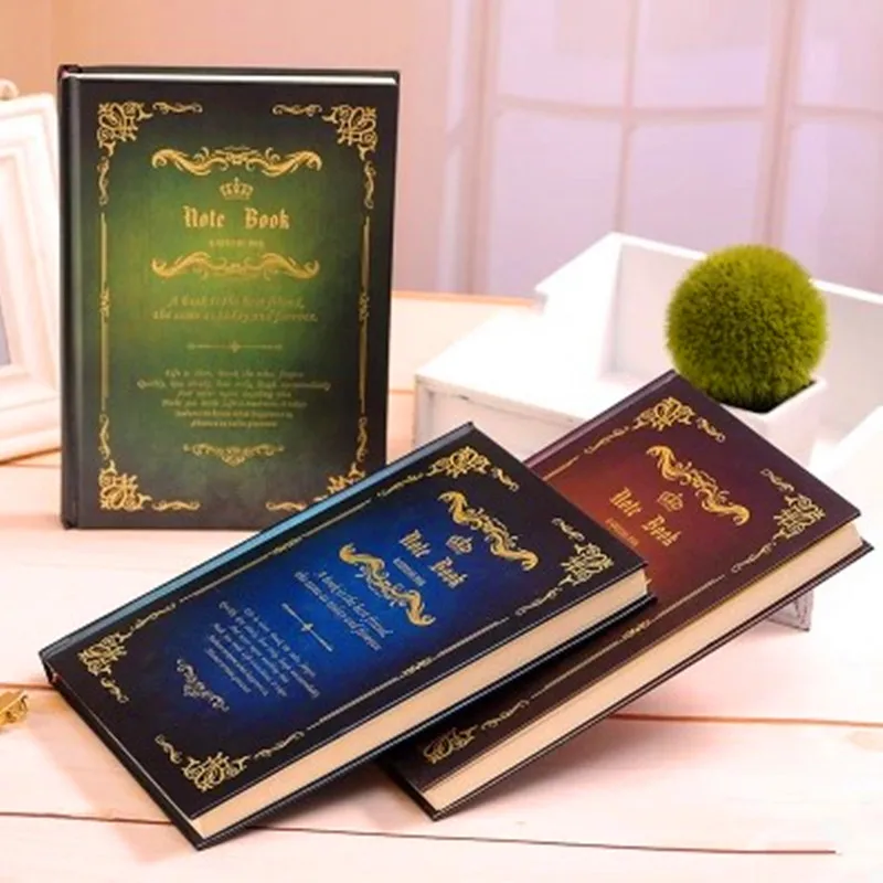 Creative Vintage A5 hardcover notebook Royal family notepad fashion retro diary Student Stationery Gifts School Office Supplies