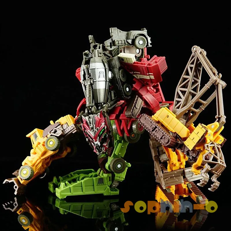 Transformed Movie Devastator Constructicons 100% Complete 7 Robot Figures KO