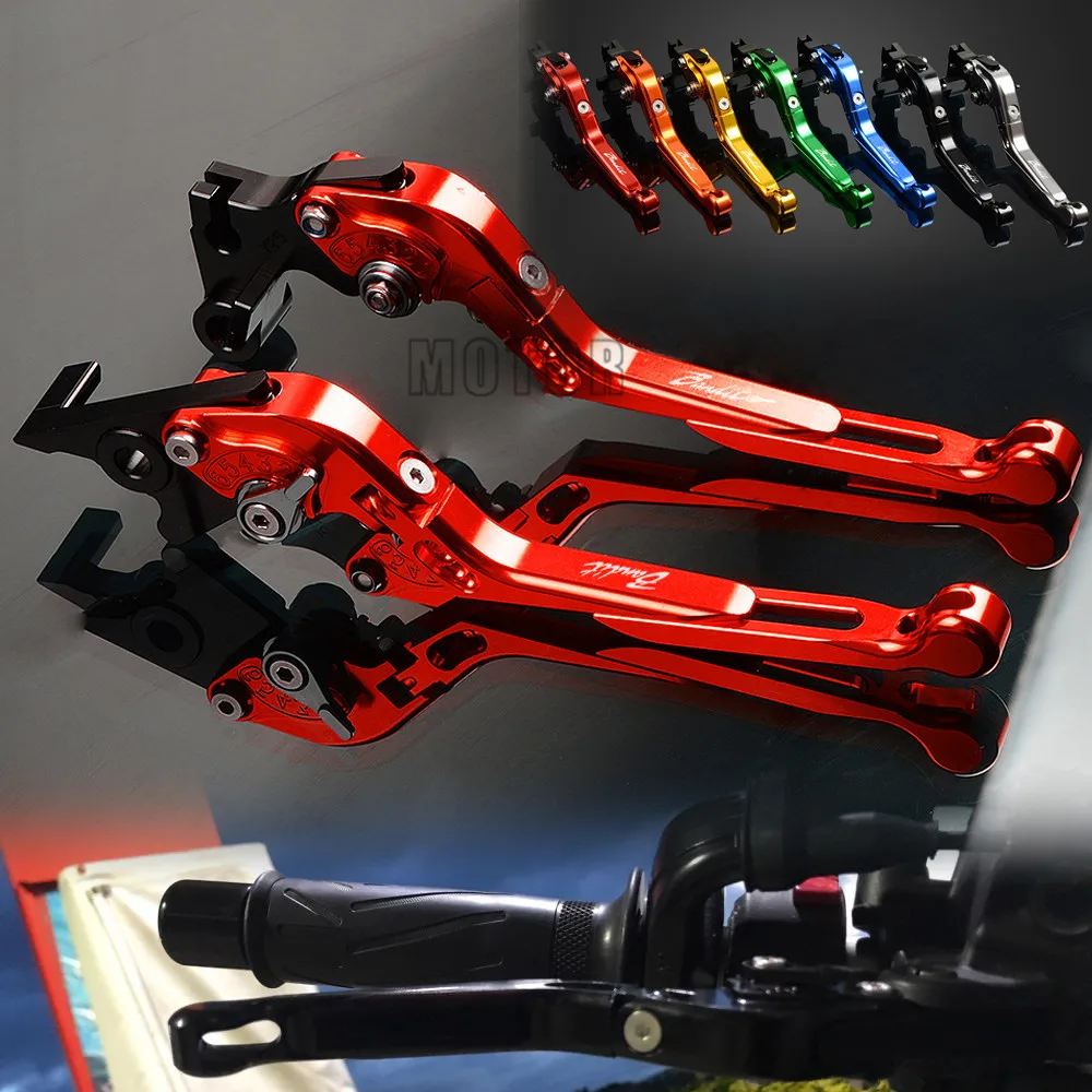 CNC Motorcycle Brake Clutch Levers For Suzuki GSF250 GSF600 GSF600S GSF650 GSF650S GSF650N BANDIT Folding GSF 250 600 650 S N