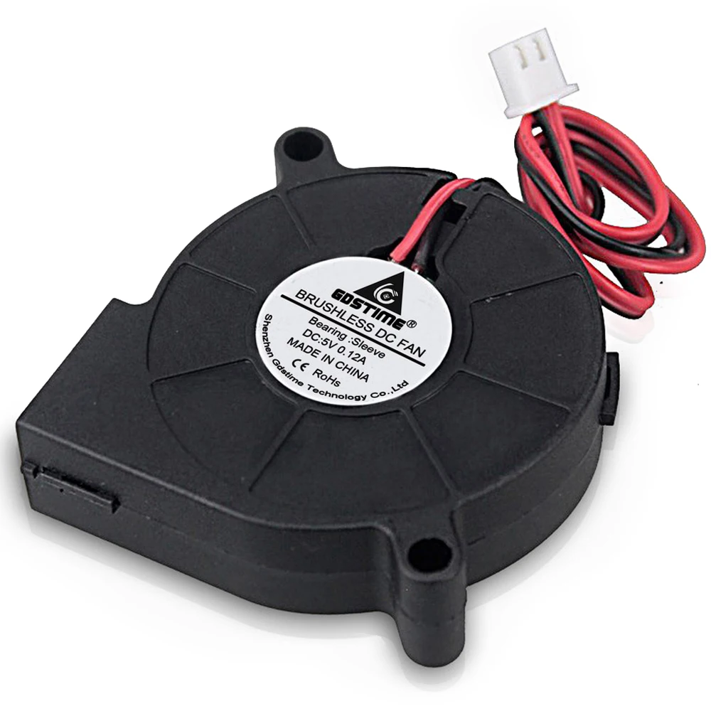 2 шт./лот Gdstime осевой центробежный охладитель 50 мм 5 см 5015 50x50x15 мм компьютер DC вентилятор охлаждения 5 В