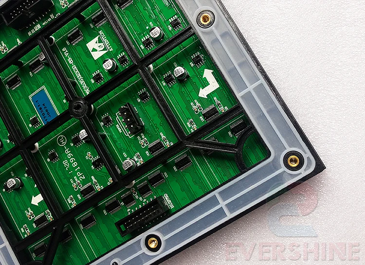 Panel LED de densidad de 27777 píxeles, pantalla Modue P6, resolución de alto brillo, matriz a todo Color, 192mm x 192mm