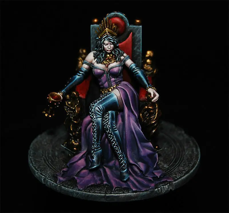 

1/32 54MM Vampire (WITH BIG BASE ) 54MM Resin figure Model kits Miniature gk Unassembly Unpainted